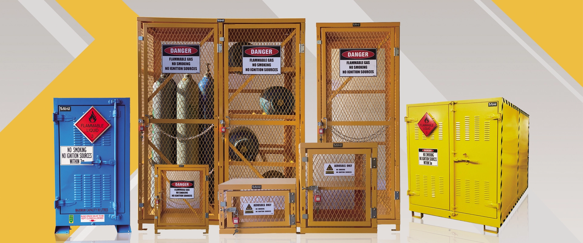 지능형 경보 가스 실린더 저장