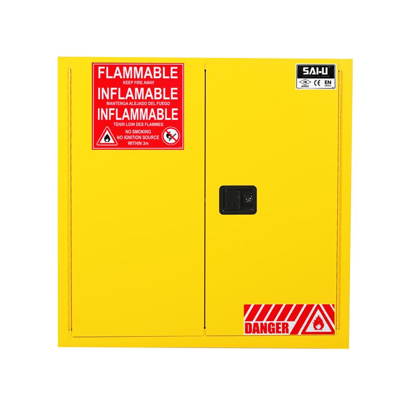 안전 캐비닛 색상 코딩 가이드